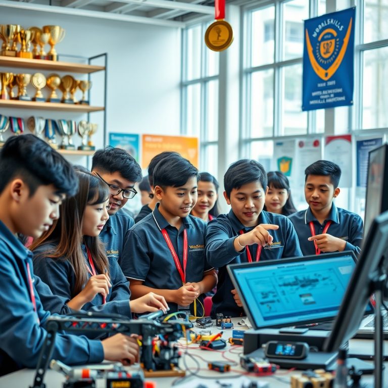 Nurturing Global Trailblazers: How Sekolah Unggulan Nasional Shapes Worldskills Medalists Through Cutting-Edge Competency Development