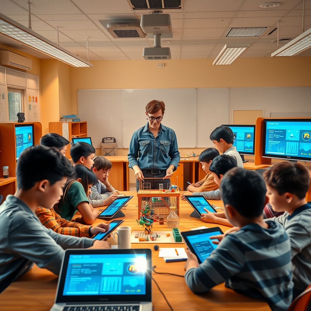 Mengintegrasikan Pendekatan Flipped Classroom dan Project Based Learning untuk Mewujudkan Pembelajaran Berpusat pada Data Digital dalam Kurikulum Mendalam