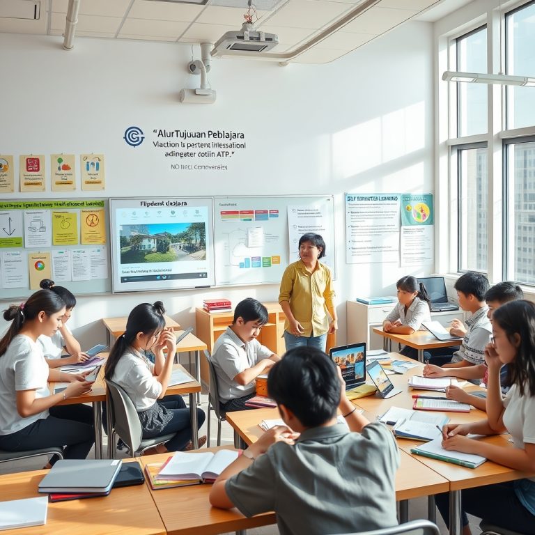Membangun Kemandirian Belajar Siswa Melalui Integrasi Alur Tujuan Pembelajaran dan Pendekatan Flipped Classroom dalam Kurikulum Mendalam