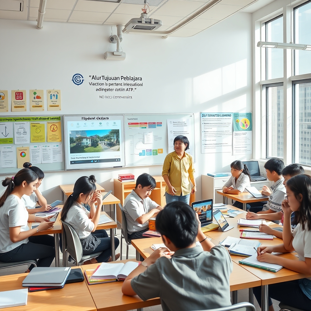 Membangun Kemandirian Belajar Siswa Melalui Integrasi Alur Tujuan Pembelajaran dan Pendekatan Flipped Classroom dalam Kurikulum Mendalam