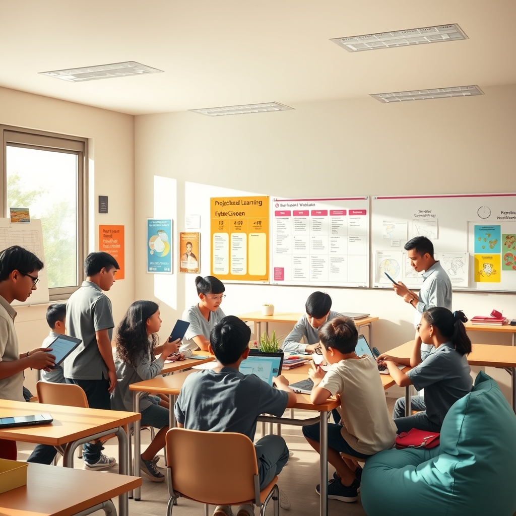 Menerapkan Pendekatan Flipped Classroom dan Project Based Learning untuk Meningkatkan Kemandirian Belajar Siswa dalam Kurikulum Mendalam