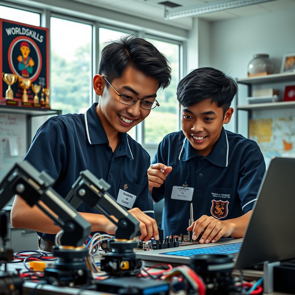 The Global Mindset: How Sekolah Unggulan Nasional Prepares Students for Worldskills Dominance Through Creative Competency and International Synergy