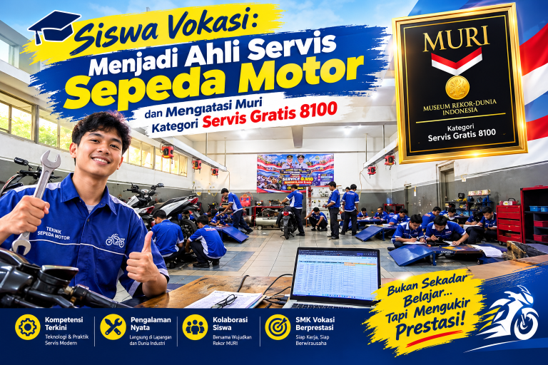 Siswa Vokasi: Menjadi Ahli Servis Sepeda Motor dan Mengatasi Muri Kategori Servis Gratis 8100